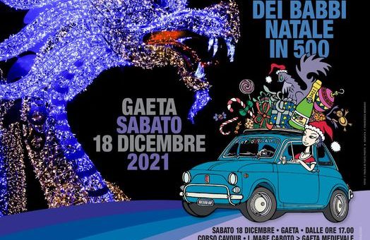 Favole di Luce, a Gaeta la sfilata di Babbi Natale in 500